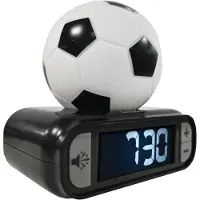 Lexibook Reloj Despertador Digital De Fútbol 3d