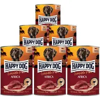 Happy Dog Sensible Pure Africa - Avestruz - 6 x 400 g