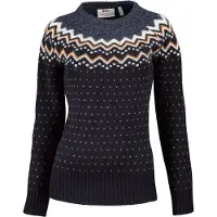 Fjällräven - Jerséis Mujer - Övik Knit Sweater W Dark Navy para Mujer de Lana - Talla M - Azul marino
