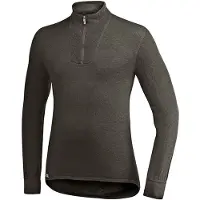 Woolpower - Zip Turtleneck 400 - Camiseta de manga larga size L, negro