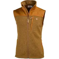 Fjällräven - Buck Fleece Vest - Chaleco de forro polar size S, marrón