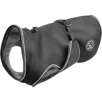 Hunter - Dog Coat Uppsala - Abrigos para perro size Rücken 40 cm - Hals 30-56 cm / Bauch 56-80 cm, negro