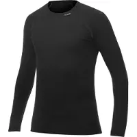 Woolpower - Lite Crewneck - Ropa interior merino size S, negro