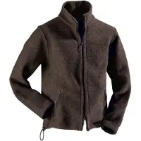 Mufflon - Jakob - Chaqueta de lana size XL, negro/marrón