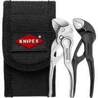 Knipex Juego de alicates de corte mini XS, compuesto por: 1 x 87 00 100, 1 x 86 04 100 de 150 mm, 00 20 72 V04 XS