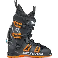 Scarpa - Botas de esquí para hombre - 4-Quattro SL Black Orange de Aluminio - Talla 46 - Negro