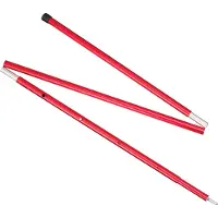 MSR - Accesorios para tiendas - 8' Adjustable Pole Red de Aluminio - Rojo
