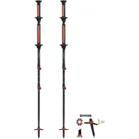 TSL Outdoor - Bastones de esquí de travesía - Move Carbon 3 WT - Negro