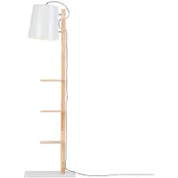 It´s about RoMi Se trata de la lámpara de pie RoMi Cambridge, fabricada en hierro, con una potencia de 60 vatios y un casquillo E27, de color blanco