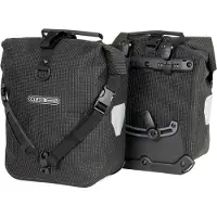 Ortlieb - Bolsas para bicicleta - Front-Roller High Visibility (Paire) 25L Black Reflective - Negro
