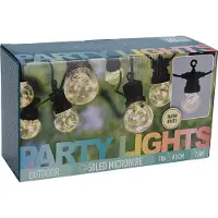 Progarden Guirnalda de luces LED PARTY, 10 bombillas, 50 LEDs, modelo KO-AXC100000