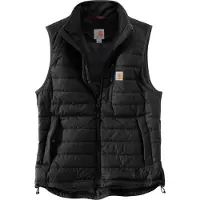 Carhartt - Gilliam Vest - Chaleco de fibra sintética size S, negro