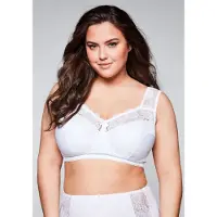 Sheego Sujetador reductor blanco