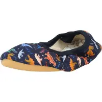 Beck Zapatillas de casa 'Dinosaurier' azul claro / azul oscuro / marrón / talco