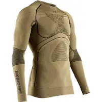 X-Bionic - Ropa interior térmica - Radiactor 4.0 Round Neck LS M Gold/Black - Talla M - Dorado