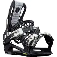 Nidecker - Fijaciones snowboard - Micron Stormtrooper - Talla Infantil S - Blanco