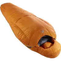 Mountain Equipment - Iceline - Saco de dormir de plumas size Long - Body Size: 200 cm, marrón/naranja/beige
