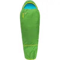 Gruezi-bag - Kid's Colorful Grow - Saco de dormir para niños size 140-180 x 65 x 45 cm, verde
