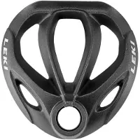 LEKI - Contour Binding Basket - Bastones de esquí de travesía size 75 mm, gris/negro
