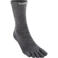 Injinji - Liner Crew Wool - Calcetines multifuncionales size 47,5+, gris