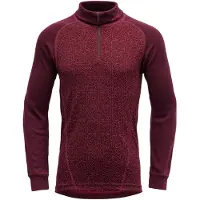 Devold - Junior Duo Active Merino Zip Neck - Ropa interior merino size 10 Years, rojo