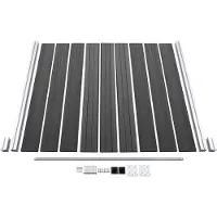 vidaXL , Juego de paneles para valla, material WPC, 1737 x 186 cm, color