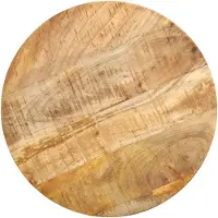 vidaXL Mesa de centro de 43x55 cm, madera maciza de mango