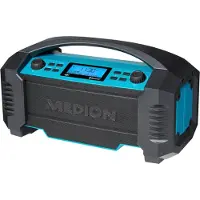 Medion LIFE E66050, lugar de uso, analógico y digital, AM, DAB+, FM, MW, 15 W, pantalla LCD, color azul
