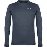 Salewa - Puez Melange Dry L/S Tee - Camiseta funcional size S, negro