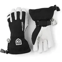 Hestra - Kid's Army Leather Heli Ski 5 Finger - Guantes size 7, gris