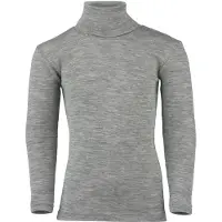 Engel - Kids' Roll Neck - Ropa interior merino size 128, gris
