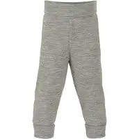 Engel - Baby Trousers with Navel Waistband - Ropa interior merino size 62/68, gris