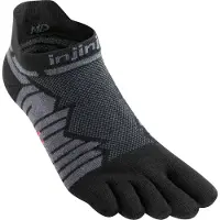 Injinji - Run Technical No Show - Calcetines de running size 44,5-47, negro