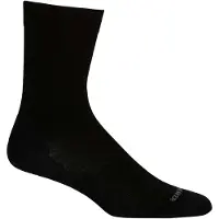 Icebreaker - Women's Lifestyle Fine Gauge Crew - Calcetines multifuncionales size L/XL, negro