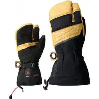 Lenz - Guantes de esquí - Heat Glove 8.0 Finger Cap Lobster Unisex Noir / Jaune - Talla M - Amarillo