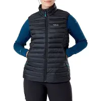 Rab - Plumíferos esquí mujer - Microlight Vest W Black para Mujer - Talla S - Negro
