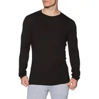Icebreaker - 260 Tech L/S Crewe - Ropa interior merino size S, negro