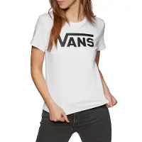 Vans Camiseta FLYING V CREW TEE mujer - Blanco - EU S