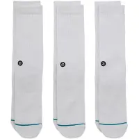 Stance - Icon 3 Pack - Calcetines multifuncionales size 35-37, blanco