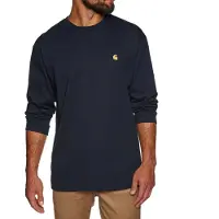 Carhartt WIP Camiseta 'Chase' navy / dorado