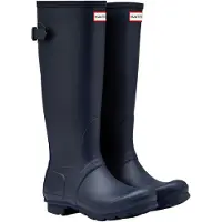 Hunter - Women's Original Tall Back Adjustable Boot - Botas de agua size 42, negro