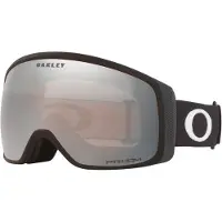 Oakley - Máscaras de esquí - Flight Tracker M Matte Black Prizm Black Iridium de Silicona - Negro