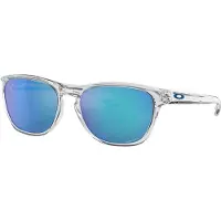 Oakley - Gafas de sol - Manorburn Polished Clear Prizm Sapphire - Blanco