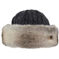Barts - Women's Fur Cable Bandhat - Sombrero size One Size, gris