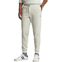 Ralph Lauren para hombre. 710888283003 Pantalón jogger de punto doble gris (XXL), Casual, Algodón, outlet 2026.