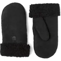 Hestra - Sheepskin Mitt - Guantes size 8, negro/gris