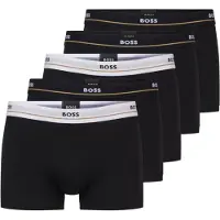 BOSS para hombre. 50475275 Pack de 5 de bòxers elásticos negro (M), Homewear, Algodón, outlet 2026.