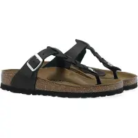 Birkenstock Sandalias de dedo 'Gizeh' negro