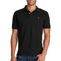 Ralph Lauren Polo POLO AJUSTE DROIT EN COTON BASIC MESH LOGO PONY PLAYER hombre - Negro - EU S
