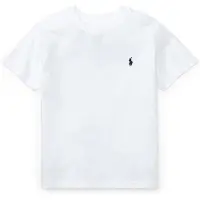 Ralph Lauren para niño. 322832904035 Camiseta de punto jersey de algodón blanco (4años= 109/116cm), Casual, Clásico, Manga corta, moda